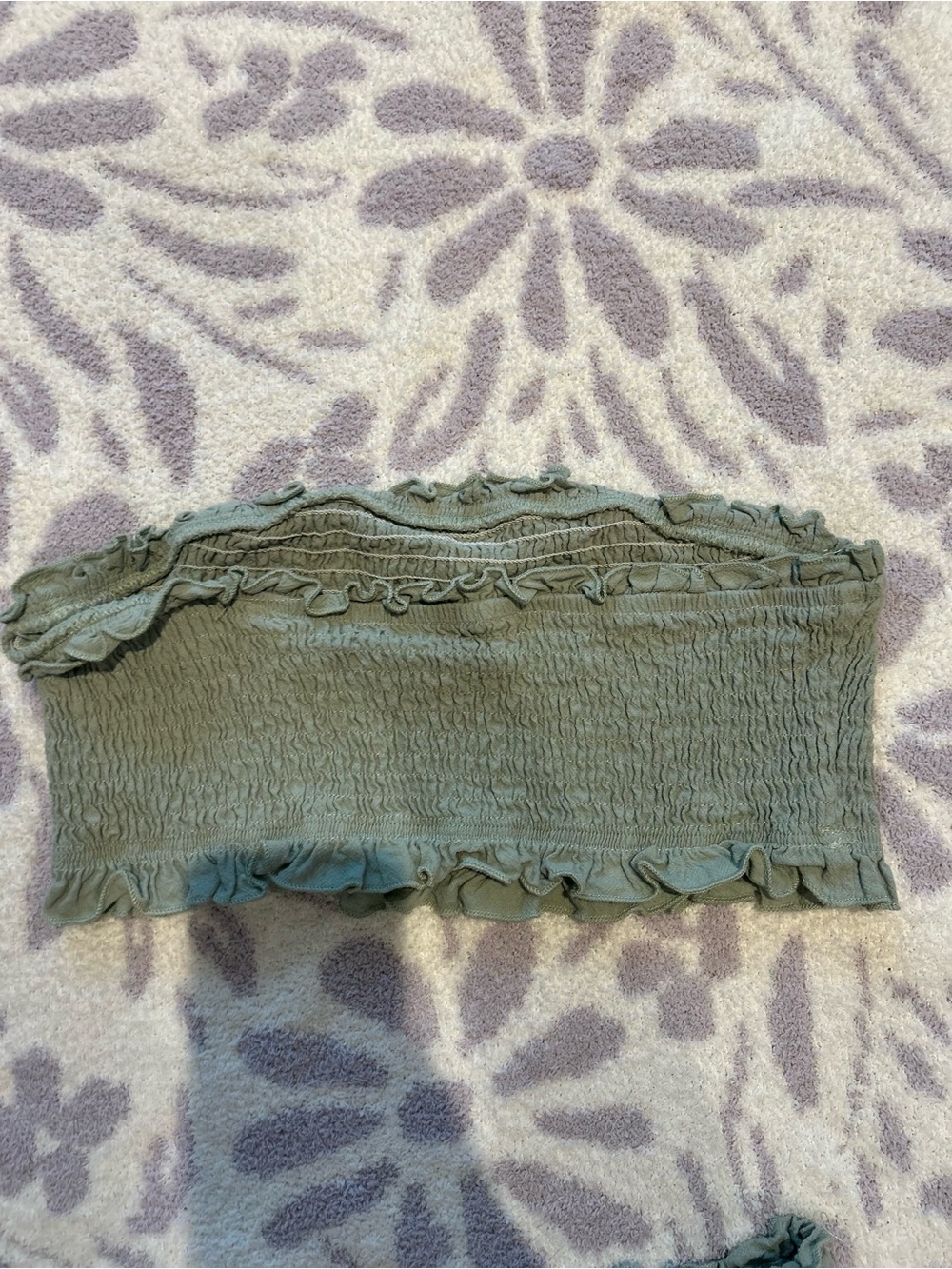 Green Ruffle Skirt Set - Picture 3 of 7